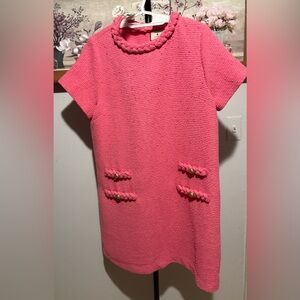 Tuckernuck Hot Pink tweed Jackie dress